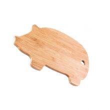 Pig Shape Small Bamboo Cutting Board Kitchen Fruit Bread Meat Vegetable Mini Chopping Boards thumbnail-3