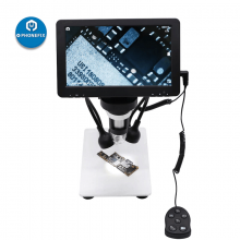 12MP DM9 HD 7 Inch Screen 1200x USB Digital Microscope