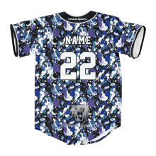 Latest Fashionable Polyester Sublimated Baseball Jersey With High Quality thumbnail-2