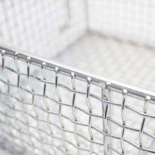 Customized 304 Stainless Steel Woven Wire Mesh Basket For Storage thumbnail-2