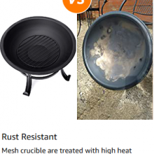 Portable High Quality Fire Pit With Smokeless Wood Burning Feature For Outdoor Patio Garden BBQ Grills Backyard Indoor Use thumbnail-3