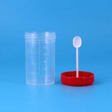 60ml Sterile Stool Collection Cup With Screw Cap and Spoon thumbnail-4