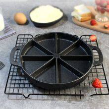 High Quality Oil Plant 8 Holes Pre-Seasoned Cast Iron Bakeware Pan Nonstick Cake Pan Custom With Handle thumbnail-3