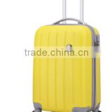 trend yellow 24" ABS luggage suitcase trolley leisure trolley luggage carry on luggage