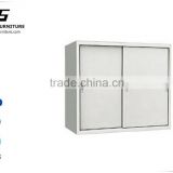 Multi-function sliding door short steel lockable shoe cabinet