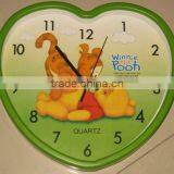 heart shaped wall clock