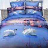 Animal Swan 3D Printing Beding Sheet Set thumbnail-1