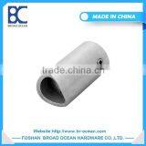 Round Handrail Pipe Stainless Steel Glass Shelf Connector