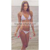 Sexy Strap Halter Padded Top Bikini Swimsuit Beachwear 2016 For Women