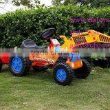 New Electric Car Drivable Toy Digger With Trailer 615 thumbnail-4