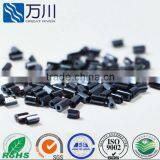 2" Fashion Black Opaque Bugle Glass