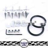 Aluminum Silver Quick Release Fasteners For Car Bumpers , Auto Spares Parts Snaps Fasteners thumbnail-1