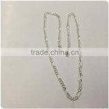 Wholesale Stock Plating Sliver Figaro Chain Fashion Chain Necklace.