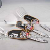 Stainless Steel Slotted Turner With SS Handle With Butterfly on and Low Price thumbnail-1