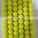 4mm round neon color beads in bulk,Glass Beads YZ029