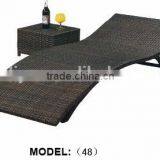 Outdoor Rattan Pool Sunbed or Beach Bed thumbnail-2