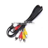 high quality 3 rca to 3 rca audio &video cable