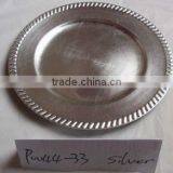 13' PP Silver Charger Plates thumbnail-1
