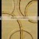 534 Beige Wool & Viscose Indo Nepali Carpets thumbnail-1