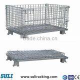 High Quality Foldable Wire Mesh Containers With Wheels