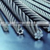 7*7, 1*19 AISI 316 stainless steel cable