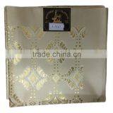 Orange Embroidery Women Head Tie / African Fashion Gele Fabric / Cotton Sego Wholesale Quality Choice thumbnail-4