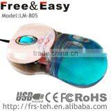 LM-805 Wired Liquid Gift Mouse Boat With Floater Inside thumbnail-1