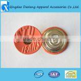 New Designed Painting Red Shank Buttons for Jeans