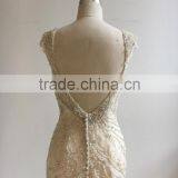 2016 Guangzhou Supplier Detachable Lace Sleeves for Wedding Dress thumbnail-3