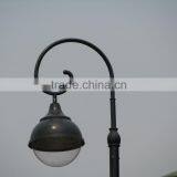 Cast Aluminum Street Lamp Round Lamp Holder With PC Cover thumbnail-1
