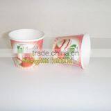 180ml Glosxs Paper Ice Cream/dessert/Yogurt Container, Cup With Flat Lid,Spoon,Wooden Stick thumbnail-2