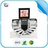 Oversized Mirror Cover Wooden Desktop Jewelry Skin-care Products Cosmetic Storage Box With Open Front thumbnail-2