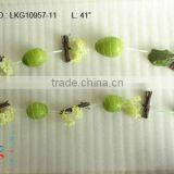 2014 Hot Sale Artificial Polyster 41" Flower& Egg Garland For Christmas And Home Decoration thumbnail-1