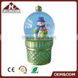 Christmas Snowman Snowglobe Ornament