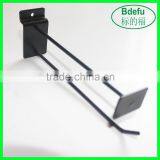 Black Metal Hook With Price Tag Holder