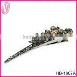 Manufacture Wholesale Diamante Butterfly Beak Hair Clips thumbnail-2