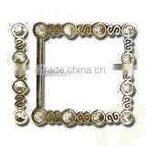 Beaded Pin Belt Buckle With Clip