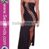 Latex Wholesale Sleeveless Dress for Women Cotton Bandage Dress Hollow Out Bodycon 2016 Fashion Dress thumbnail-5