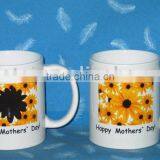 Magic Color Changed Ceramic Mug, Hot Water Color Changing Mug