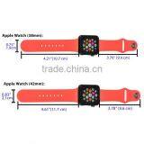 Silicone Sport Edition Soft Watch Band Straps Wrist Strap With Connector Adatptor Adjustment Length For Apple Watch Iwatch thumbnail-2