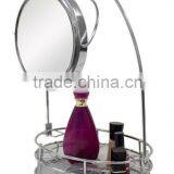 8.5'' LED Double Sided 3x Zoom Table Basket Mirror thumbnail-1