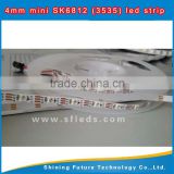 SK6812 Mini smd3535 4mm RGB led pixel digital narrow board strip 144 LED/m