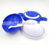 Whole Sale Kids Plastic Lunch Box With Handle/round Shasped Bento thumbnail-6