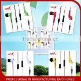 2016 Bright Color New Designed Promotion Braided Wired Earbuds for Mobile Phone thumbnail-2