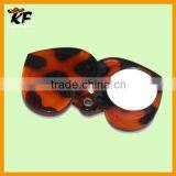 Factory Cheap Plastic Heart Sliding Cosmetic Pocket Mirror thumbnail-2