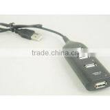 New High Speed 4-Port Splitter USB 2.0 Hub Powered Adapter For PC Laptop Notebook thumbnail-3