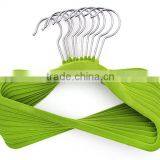 Candy Color Cute Velvet Flocked Clothes Coats Hanger for Kids, Baby thumbnail-3