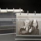 2016 Hot Sale Clear Acrylic V Shape Table Calendar Desk Calendar Display thumbnail-4
