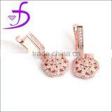 Wholesale Rose Gold Plated 925 Sterling Silver Latest Earring thumbnail-1