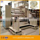 YDF-FQ Vertical type Automatic plastic PVC PET BOPP film Paper Roll slitting and rewinding machine with flat knife